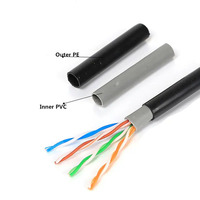 Cable Ethernet de red Gigabit estable rápido para exteriores 1000m Utp/FTP/SFTP Info Power Cat 6a Cable Cat5 Cat5e Cat6 Cat 6 Exterior