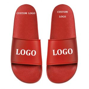 Sandales d'été personnalisées avec logo imprimé, pour hommes et femmes, en PVC, vente en gros - Product Image 1