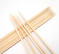 Brochettes en bambou de qualité alimentaire, couleur naturelle, jetables, biodégradables, taille personnalisée, écologiques