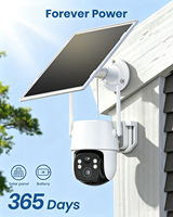 Caméra AOV Wifi TZ-DOA33A avec détection de mouvement, sirène intégrée, vision nocturne, capteur CMOS, étanche IP65, stockage sur le cloud et sur carte SD