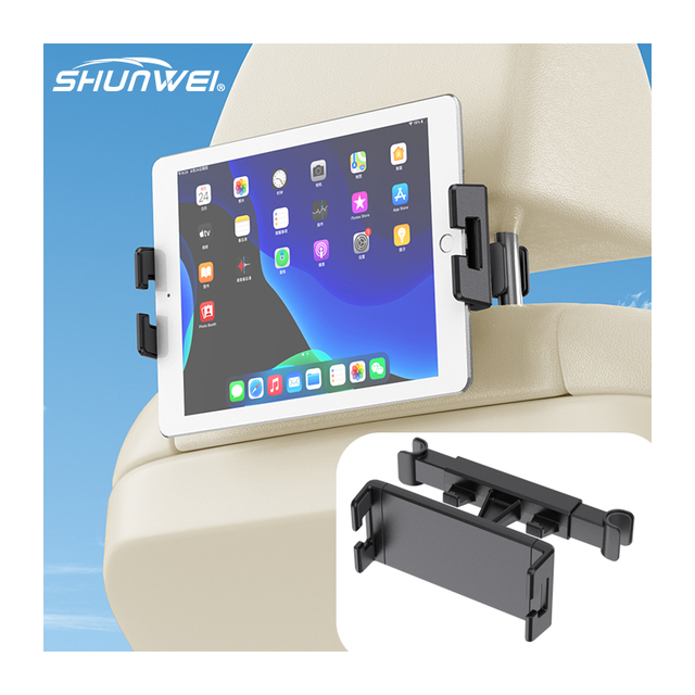 Hot Sales 360 Degree Rotation Car Headrest Phone Holder Flexible Wholesale Tablet Mobile Car Charger Rear Back Seat Combination