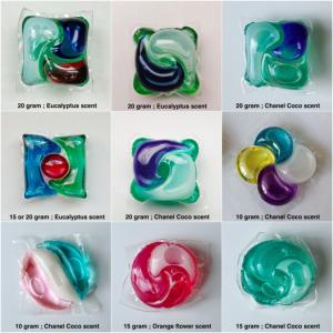 CHANO Deterjen Cair Cuci Pakaian Ramah Lingkungan Berlapis Ganda Kapsul Cuci Butiran Deterjen Pembersih 25 20 Gram - Product Image 6