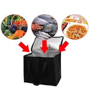 Custom Reusable Non Woven Soft Shopping Grocery Picnic Insulated Tote Food Delivery Thermal Insulation Cooler Bag for Food - Product Image 4