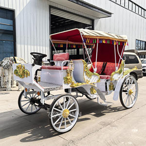 ZOWN 2025 Últimos Modelos Clásicos, Carruaje de Caballos para Bodas Reales, Parque de Atracciones, Turismo, Victoria Eléctrico de 4 Ruedas para 4-6 Personas - Product Image 4