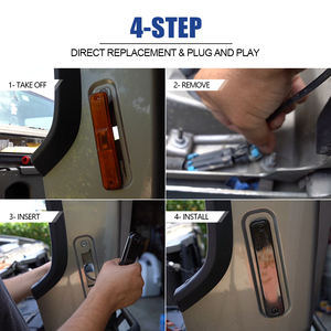 Luces LED de Marcador Lateral para Parachoques Delantero y Trasero Zeal para <span class=keywords><strong>Hummer</strong></span> <span class=keywords><strong>H2</strong></span> 2003-2009, Accesorios, Paquete de 4 - Product Image 5