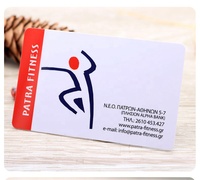 Cartes de crédit Visa MasterCard en PVC avec bande magnétique, double interface, carte de crédit combinée NFC pour banque