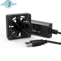AC Infinity çift 4010 40mm DC 5V Mini USB Fan manyetik montaj ayakları 3 hız kontrol gürültüsüz kabin fanı blower Stereo