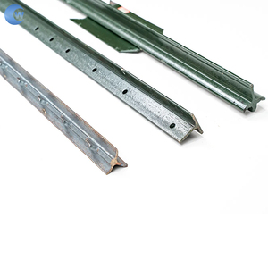 รั้วเหล็กเคลือบเงารูปตัวทีสำหรับฟาร์มแบบอเมริกันเสารั้วเหล็กรูปตัวทีสำหรับฟาร์มแบบเคลือบสังกะสี6ฟุต - Product Image 1