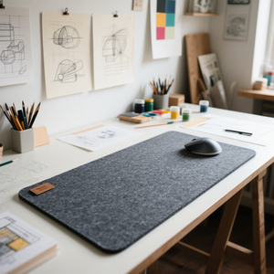 Hochwertige Multifunktionale Studienhilfe, Dickes und Weiches Filz-Mauspad, Begleitet Sie bei Jedem Studienanlass - Product Image 1