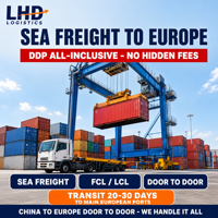 Services d'agent logistique et d'expédition de fret, consolidation de marchandises de Shenzhen DDP Chine vers le Royaume-Uni et la France