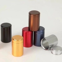 Boîte de thé hermétique en étain, petite boîte métallique vide à personnaliser de haute qualité pour le café ou le thé
