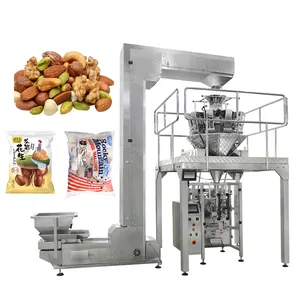 Otomatik tartı dolum kurutulmuş meyve tohumu patlamış mısır fıstık puf gıda paketleme makinesi-majorpack Pet gıda paketleme makinesi