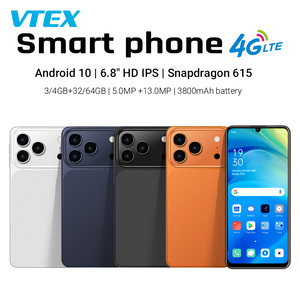 Smartphone Pro Max 6,8 pouces 4G LTE, processeur 650, 4 Go de RAM, 64 Go de ROM, batterie 3800 mAh, avec stylet, étui, casque Bluetooth, téléphones Android - Product Image 2