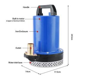 Bomba de Agua Sumergible Mini de CC de 12V 24V 48V para Riego, Agricultura e Industria Automotriz, Baja Presión, OEM, China - Product Image 3