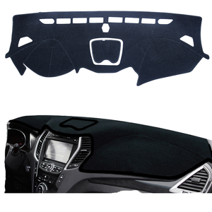 Cho Hyundai <span class=keywords><strong>Santa</strong></span> <span class=keywords><strong>Fe</strong></span> 2013 2018 xe Bảng điều khiển Mat DM Dash Board Bìa dù để che nắng thảm chống trượt da lộn Thảm Pad - Product Image 1