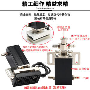 Pinza Neumática de Alta Potencia 1815PT/WD y 1820PT/WD, Nuevo Accesorio de Brazo Robótico de Acero para Robots de Construcción - Product Image 2