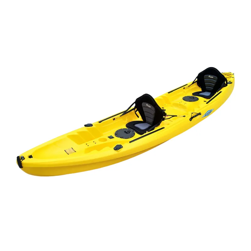 Kayak wholesale Chinese cheap plastic fishing recreation double kayak accessories