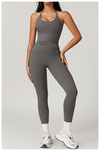 RUIQUWIN, ropa de Yoga para deportes al aire libre para mujer, conjunto de 4 piezas, cinturón sólido, respetuoso con el medio ambiente, secado rápido, transpirable, Sexy, chalecos de Yoga, pantalones cortos - Product Image 3