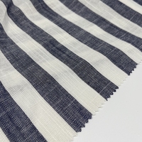 Neuankömmling 10% Leinen 60% Rayon 30% Baumwollgarn gefärbt 180g/m² Günstiger und weicher Leinen-Viskose-Stoff für Kleidung