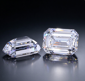 Diamant de laboratoire taille émeraude 1 carat, qualité D VS1, certifié IGI, pour bague de fiançailles, idéal pour la sertissage de bijoux. - Product Image 2
