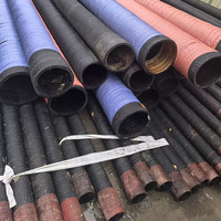 Selang Hisap Pasir Merah 100mm Pabrikasi Pabrik, 4 Inch 6 Inch, Tahan Lama, Fleksibel, Tahan Aus, Kawat Baja, Karet, Selang Penambangan Emas