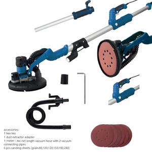 Haute efficacité bricolage sans poussière mastic mur ponçage électrique <span class=keywords><strong>girafe</strong></span> cloison sèche ponceuse Machine 710W vitesse Variable <span class=keywords><strong>pour</strong></span> mur et plafond - Product Image 4