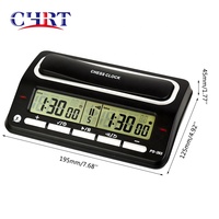 CHRT professionnel échecs minuterie numérique horloge d'échecs compte à rebours jeu de société horloge avancé échecs tournoi minuteries horloges