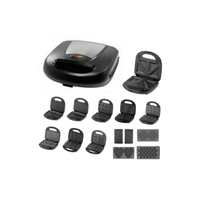 Offre Spéciale détachable 13 en 1 petit déjeuner grille-pain Sandwich Maker Grill gaufrier Machine plaques multifonctionnelles