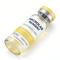 Étiquette de sécurité cryogénique sécurisée en PET pour flacon de peptide de 3 ml, personnalisable, vente en gros