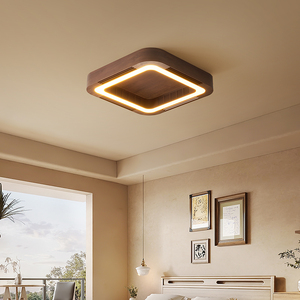 Ventilateur de plafond rétractable LED intelligent Lumière moderne sans pales Lustre Télécommande 2700K 3500K 6000K Salon 6 vitesses - Product Image 6