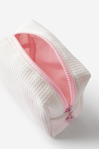 Sacs <span class=keywords><strong>de</strong></span> toilette durables et colorés en tissu gaufré avec fermeture à glissière, style tendance pour la mariée, cosmétiques et maquillage, entrepôt <span class=keywords><strong>GA</strong></span>, cadeau - Product Image 3