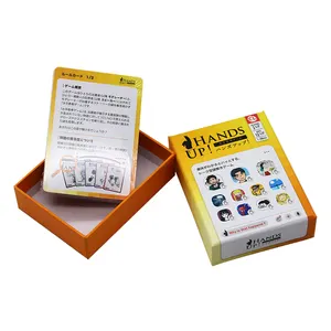 OEM 맞춤형 최고 품질의 학습 카드 CMYK 전체 인쇄 플래시 카드 사용자 정의 포커 레슬링 카드 게임 공장