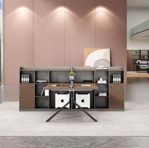 Postazione di Lavoro Modulare Ergonomica in Legno per Uffici Commerciali Condivisi - Product Image 4