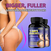 Capsules Premium Personnalisables avec LOGO pour l'Amélioration des Fesses – Pilules pour un Lifting des Hanches et des Fesses en 3 Jours, Croissance et Raffermissement des Fessiers, Capsules pour des Hanches Volumineuses