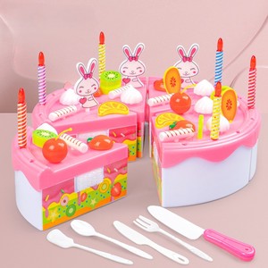 Set da Cucina Giocattolo in Plastica per Tagliare Frutta e Verdura, Cesto per Torte per Bambine Appassionate di Cucinare - Product Image 2