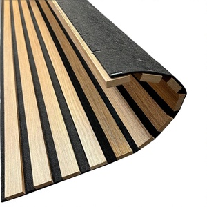 Panneaux acoustiques traditionnels en bois lamellé fumé à chaud, panneaux MDF insonorisants et absorbants pour entrepôts et chambres - Product Image 4