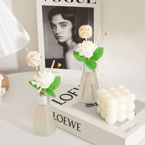 Décoration Maison Chambre Bureau – Kit de Bâtonnets d'Huiles Parfumées Rose Lavande Feuilles Fleurs – Désodorisant Salle de Bain - Product Image 3