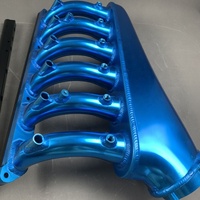 Colector de admisión de aluminio para motor de coche, pieza azul para BMW N54