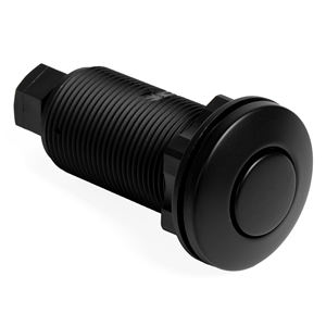 マットブラック16A 250VAC電気空気スイッチキットトップシンク廃棄物1-in-1-outシングルコンセントプラグと16AWG電源コード付き - Product Image 2