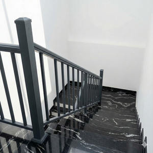 Profils de main courante en aluminium série 6000 6063 T5 anodisés et thermolaqués pour la sécurité des escaliers et des balcons - Product Image 2