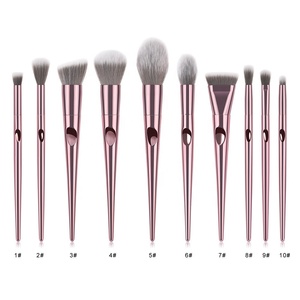 Fld-ensemble de 10 pinceaux de maquillage humides et sauvages, brosse pour pouces à poudre, accessoires de luxe, nouveauté - Product Image 1
