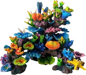 Kunststoffkoralle  hochwertige Aquarium-Ornamente fr Aquarien