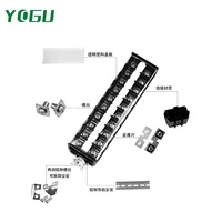 Bornier TD-3025 de haute qualité 30A à 25 sections