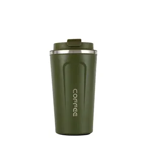 แก้วน้ำสุญญากาศสแตนเลส 304 แบบสองชั้น พร้อมฝาปิด ขวดกาแฟ - Product Image 3
