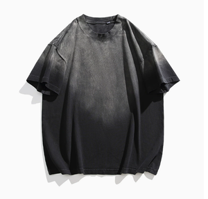 1. เสื้อยืดผู้ชาย <span class=keywords><strong>K</strong></span>_T Streetwear แบบสั่งทำพิเศษ ผ้าฝ้ายถัก 100% ล้างสีแบบแอซิดวอช สไตล์วินเทจ ขาดๆ แบบดิสเทรส แห้งเร็ว ระบายอากาศได้ดี สำหรับผู้ชาย - Product Image 1