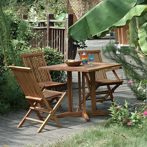 Modern Wholesale Garden Restaurant <strong>Teak</strong> Wood <strong>Dining</strong> <strong>Table</strong> Square <strong>Table</strong> - Product Image 4
