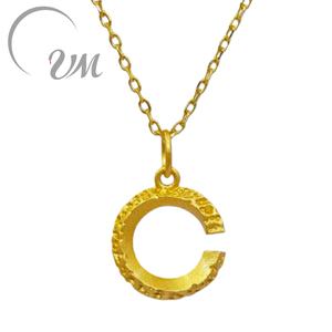 Collier pendentif en argent 925 plaqué or avec perle UM Jewelry pour fiançailles, mariage, cadeau, occasions spéciales, unisexe/hommes/femmes, vente en gros - Product Image 1