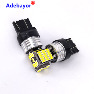 Bombillas LED <span class=keywords><strong>Dembele</strong></span> T20 DRL para Luz de Reversa, T20 7443 45SMD 4014, Canbus Sin Error, Luz de Freno para Automóvil, Venta al Por Mayor - Product Image 5