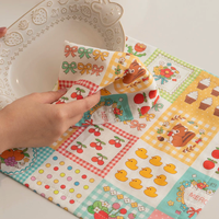 Napperons de table en tissu 100 % coton, imprimé patchwork coloré, lavables, double face, pour la vente en gros et la décoration intérieure