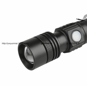 T6 High Power <b>Rechargeable</b> <b>Flashlight</b> 1200mAh LED White Light Zoom With Battery Indicator - Product Image 3